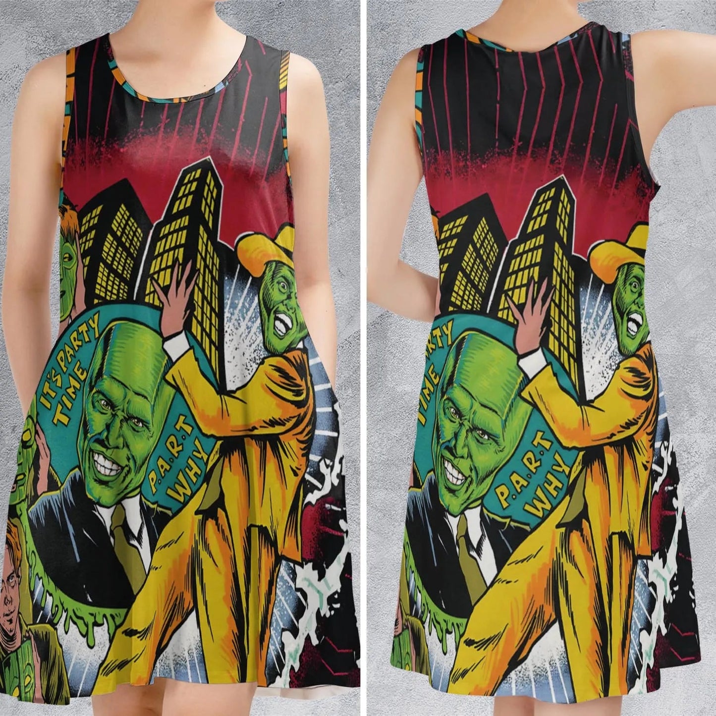 Casual Sleeveless Dress - 781JYKY8