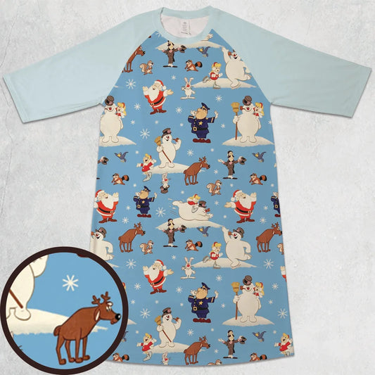 3/4 Sleeve Raglan Dress - 1E8KZXRU