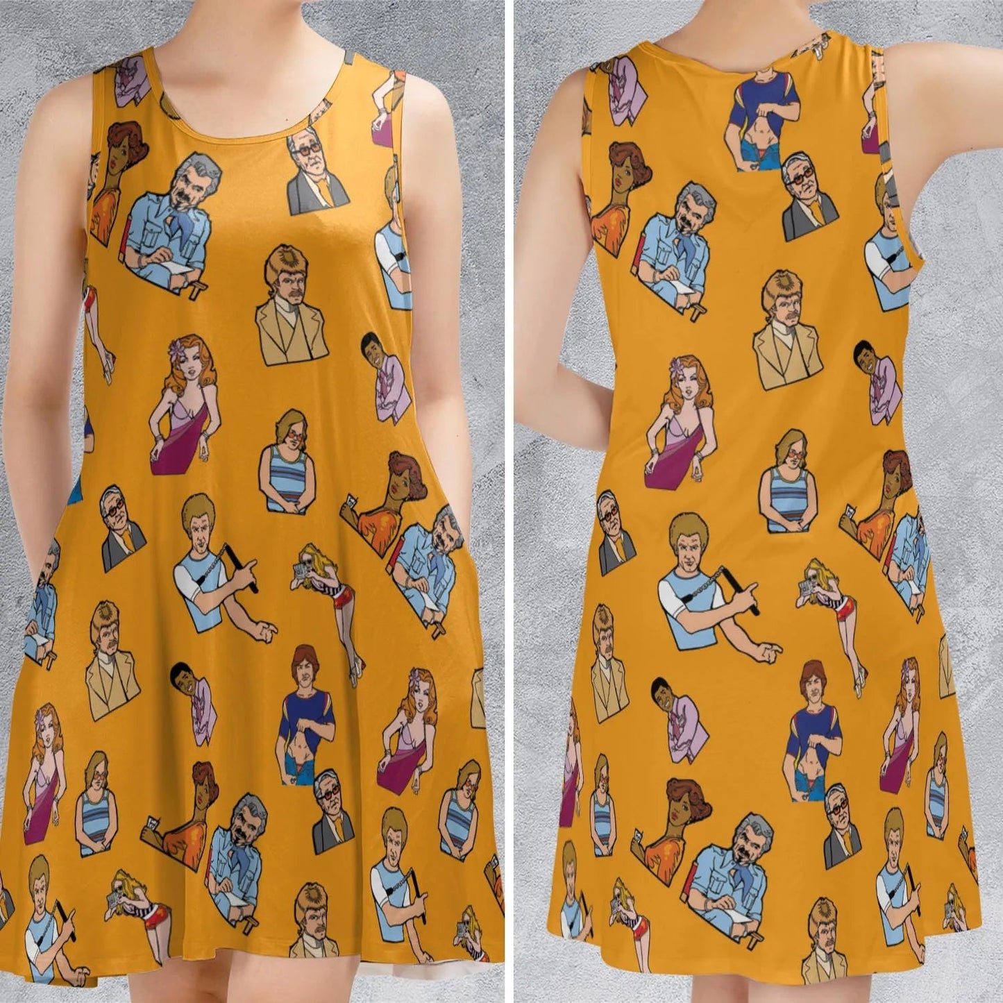 Casual Sleeveless Dress - 9GF42MMD