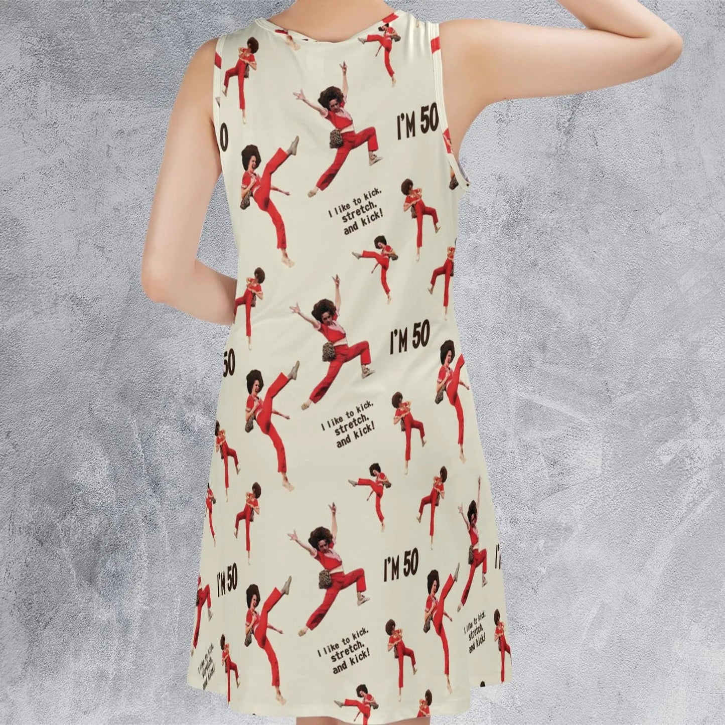 Casual Sleeveless Dress - VDJHYNZJ