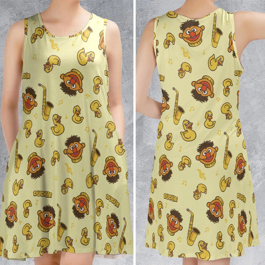 Casual Sleeveless Dress - 1TVBE1MV