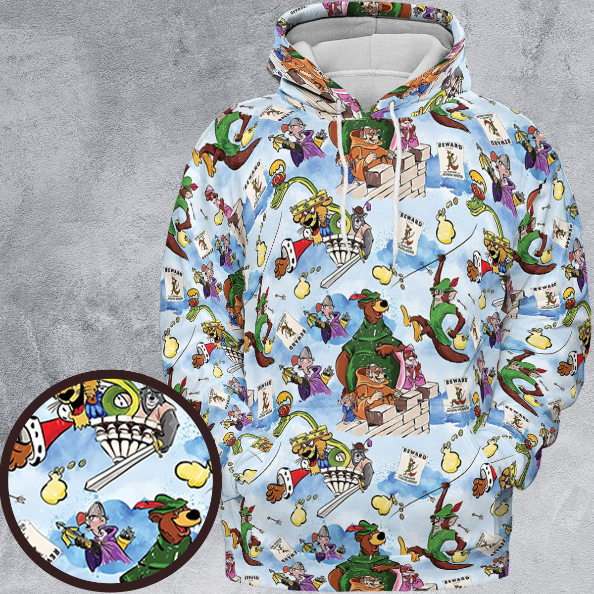 Full Print Hoodie - PWGZDWGK