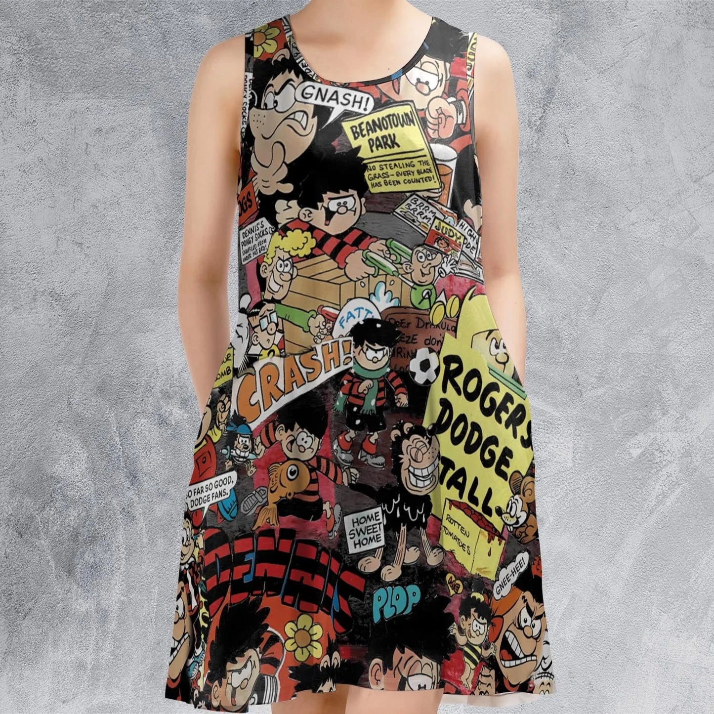 Casual Sleeveless Dress - UTAY4FGA