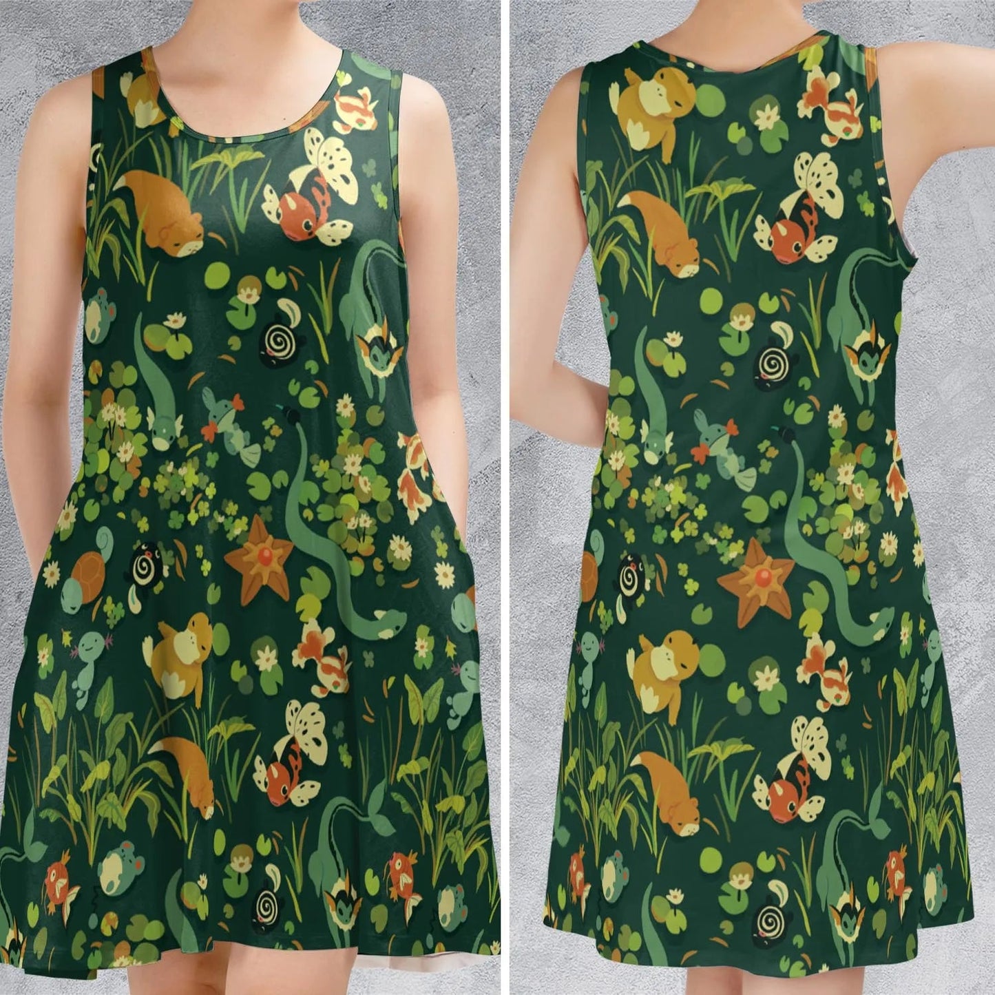 Casual Sleeveless Dress - GZULSF6X