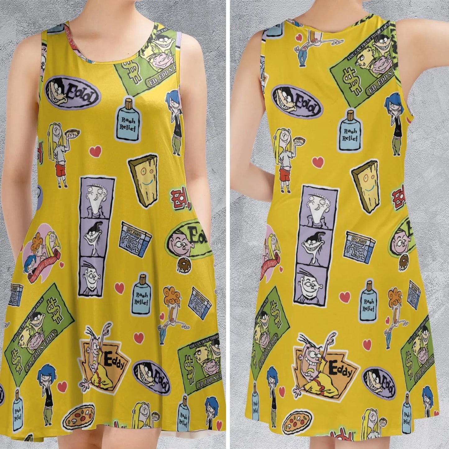 Casual Sleeveless Dress - H3WPQZDX