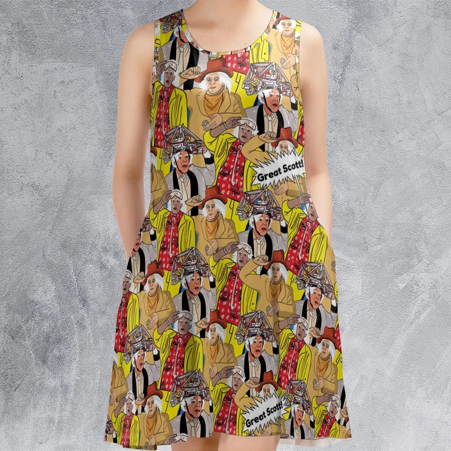 Casual Sleeveless Dress - SPB1LT99