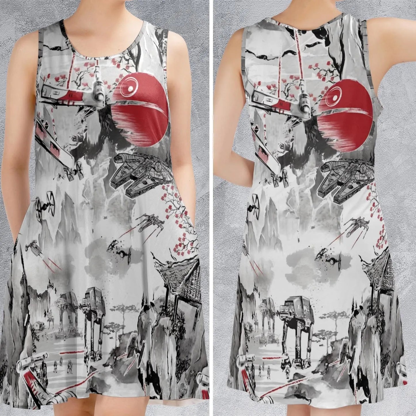 Casual Sleeveless Dress - PVRA5B6A