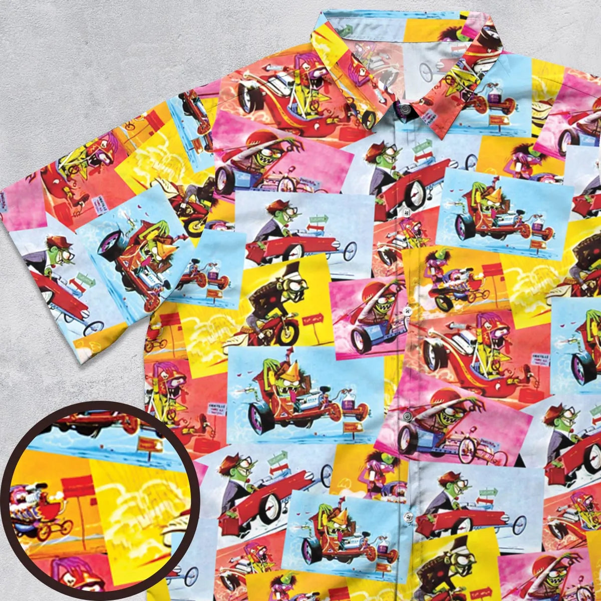 Short Sleeve Button Shirt - 48F64LVC