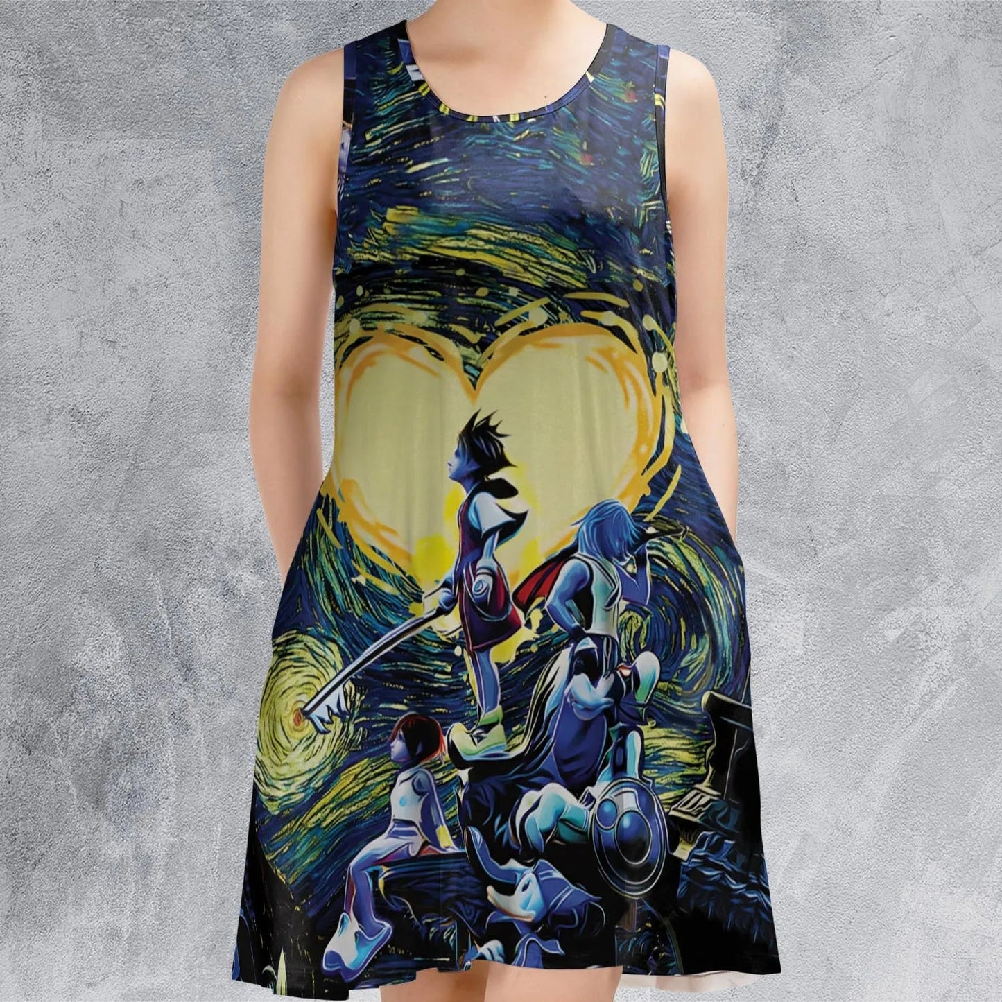 Casual Sleeveless Dress - MYTQZYFE