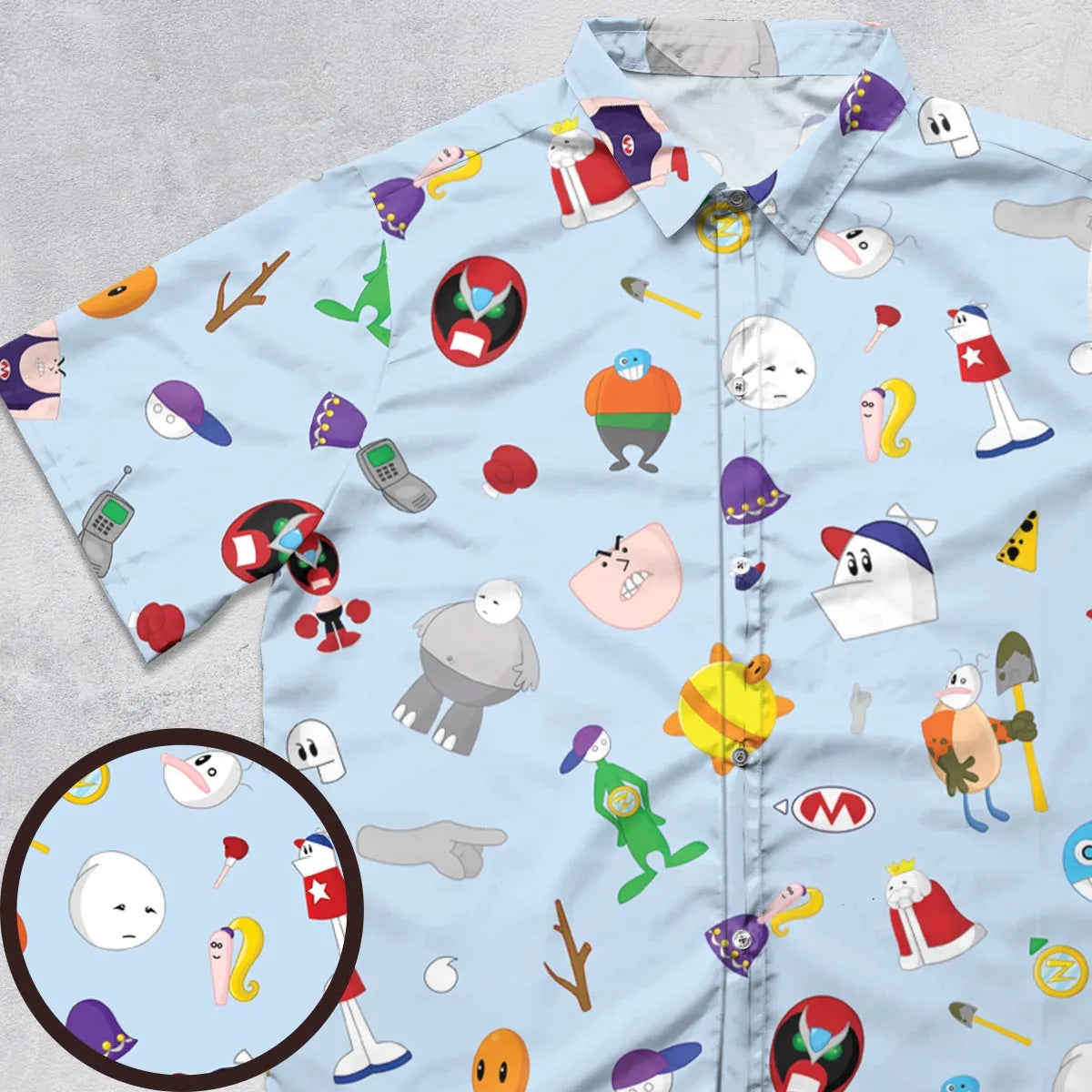 Short Sleeve Button Shirt - TBK4TNMU