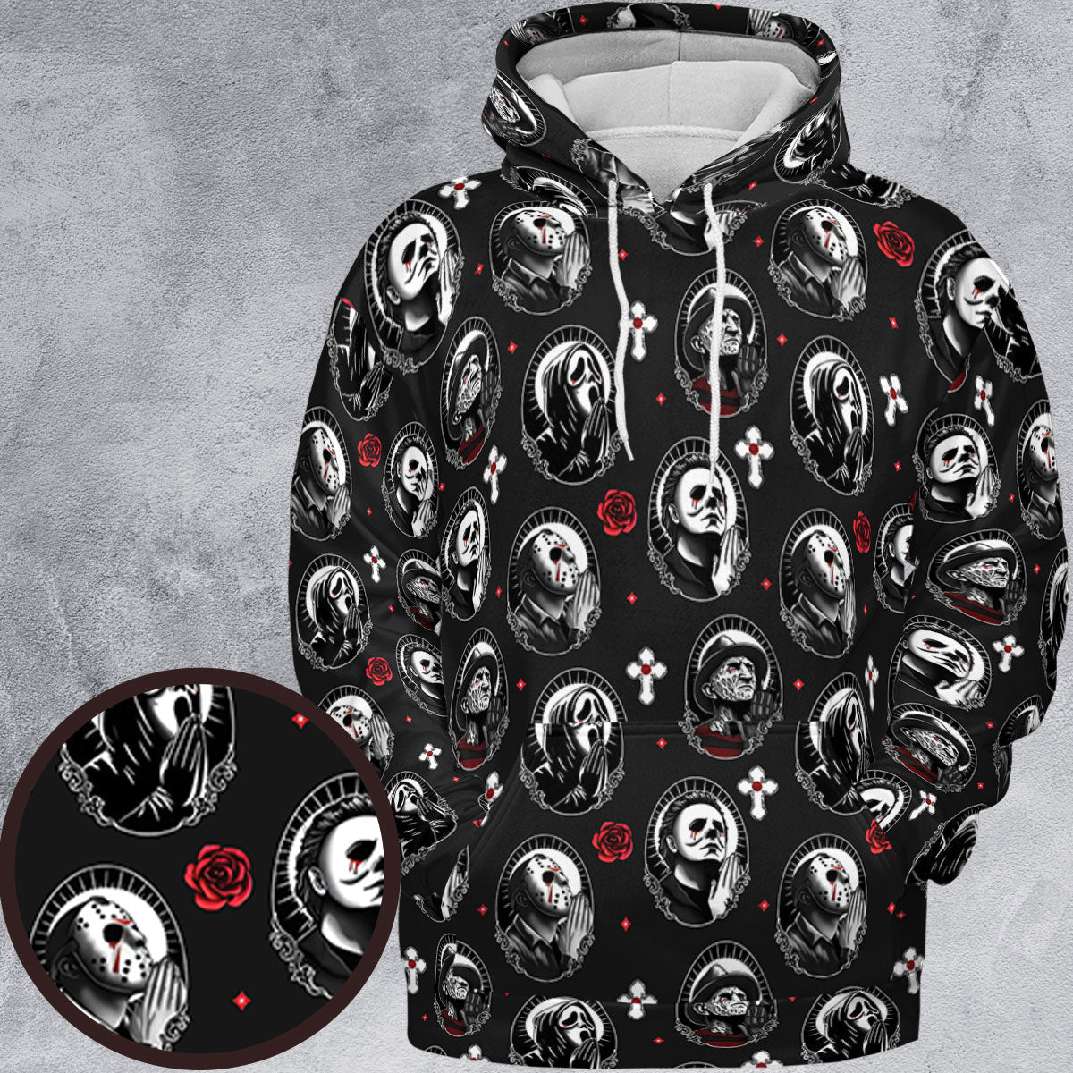 Full Print Hoodie - 6F5F9B2Y