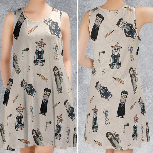 Casual Sleeveless Dress - 27HH9UPD