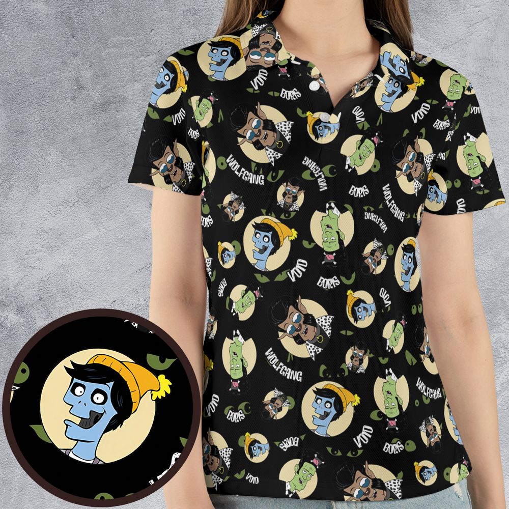 AOP Men/Women Polo Shirt - 7XL9BW7W -  - 4