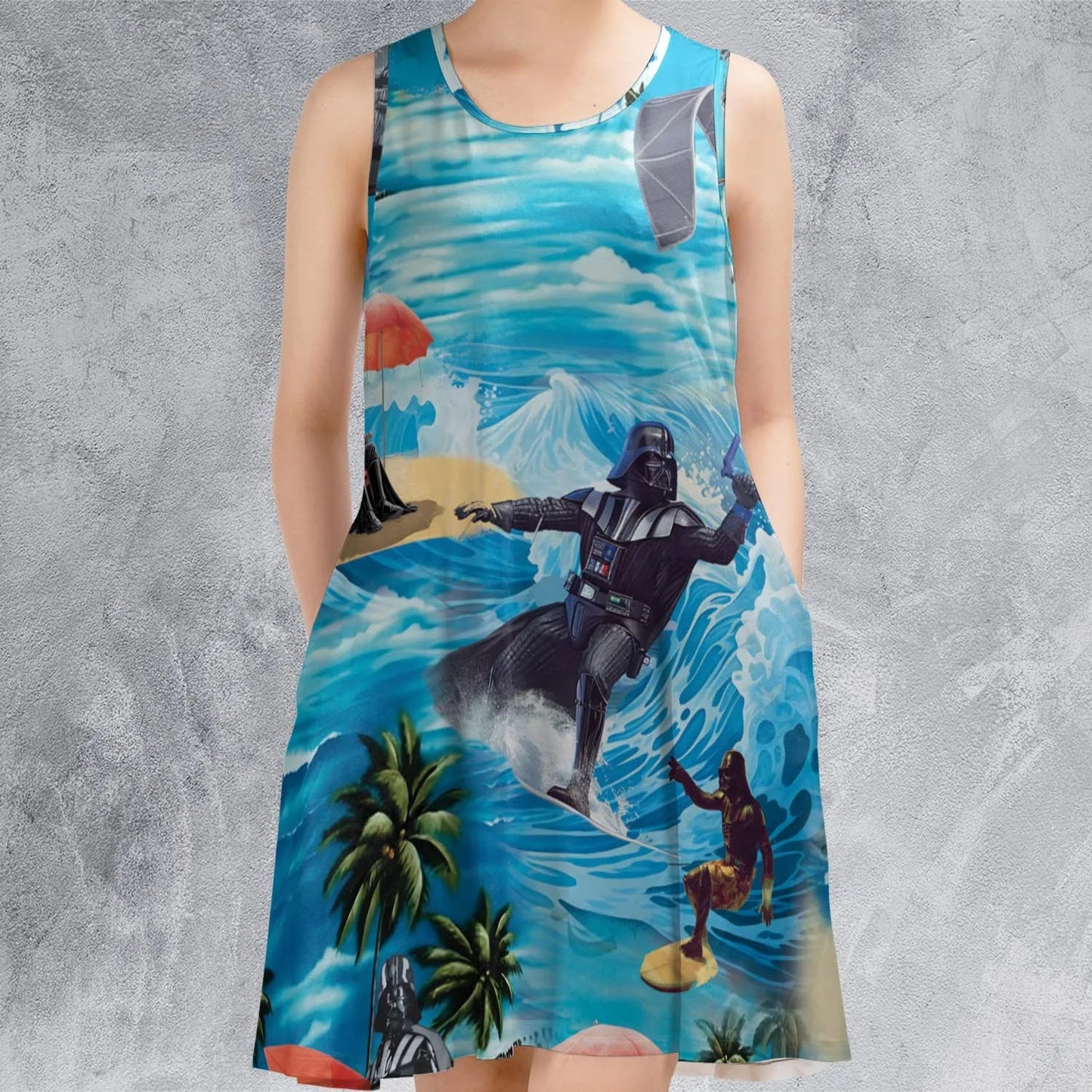Casual Sleeveless Dress - 6QFHBM49