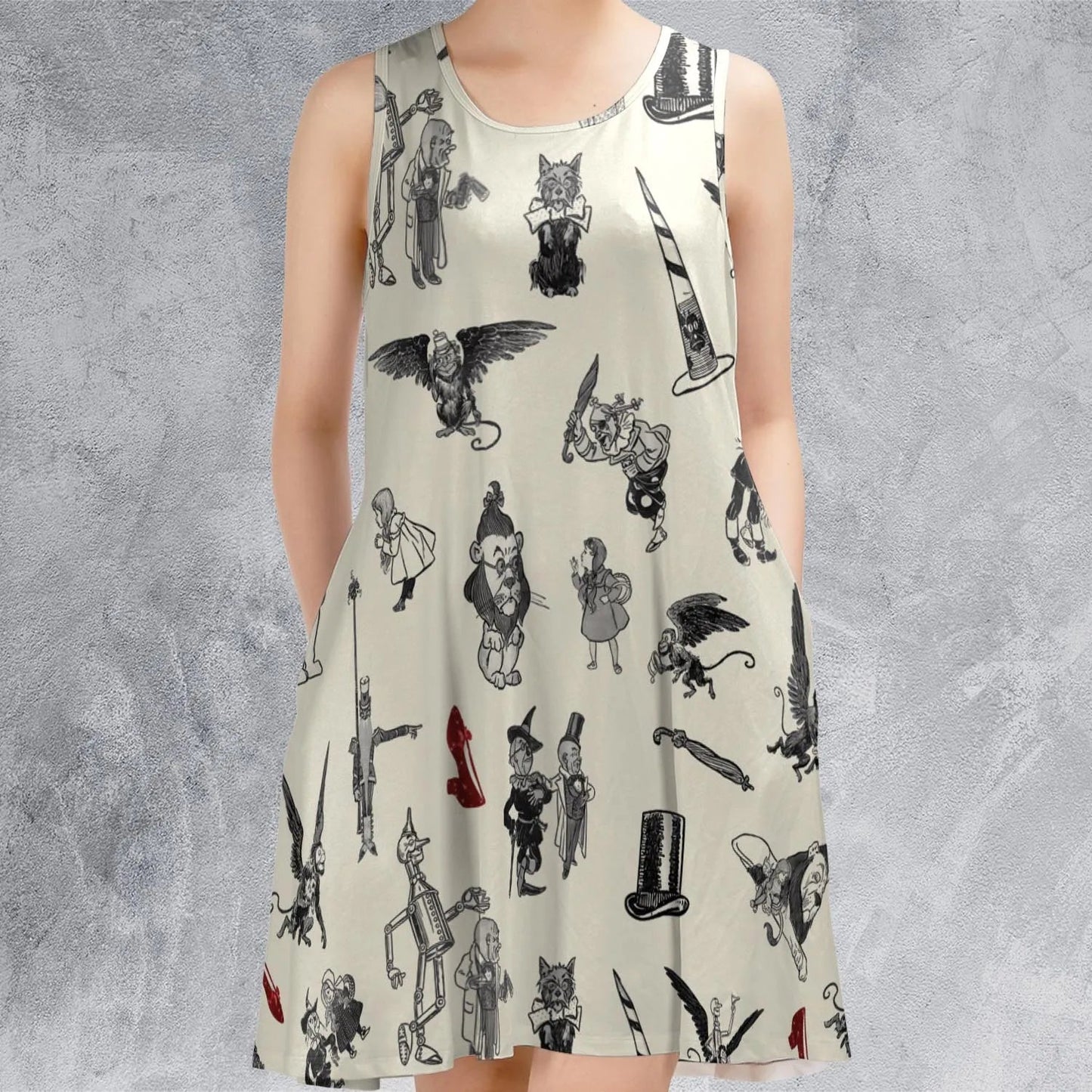 Casual Sleeveless Dress - 2BEVDLSY