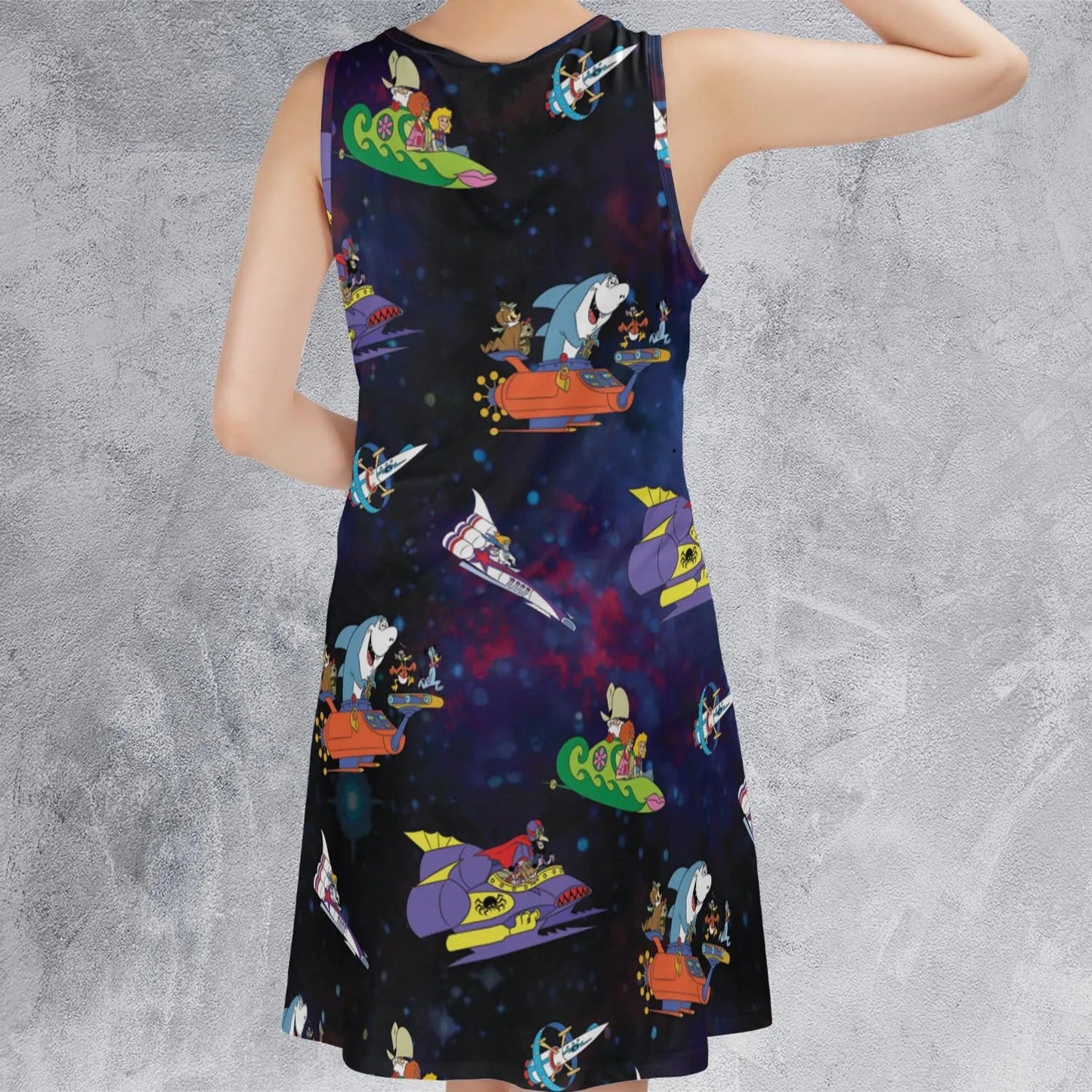 Casual Sleeveless Dress - U6SH2FC4