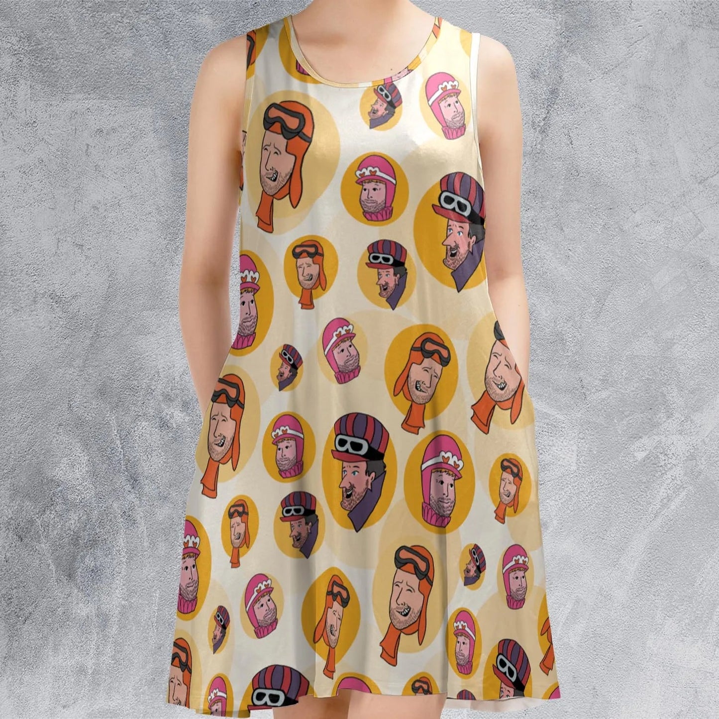Casual Sleeveless Dress - VSBDNZLN