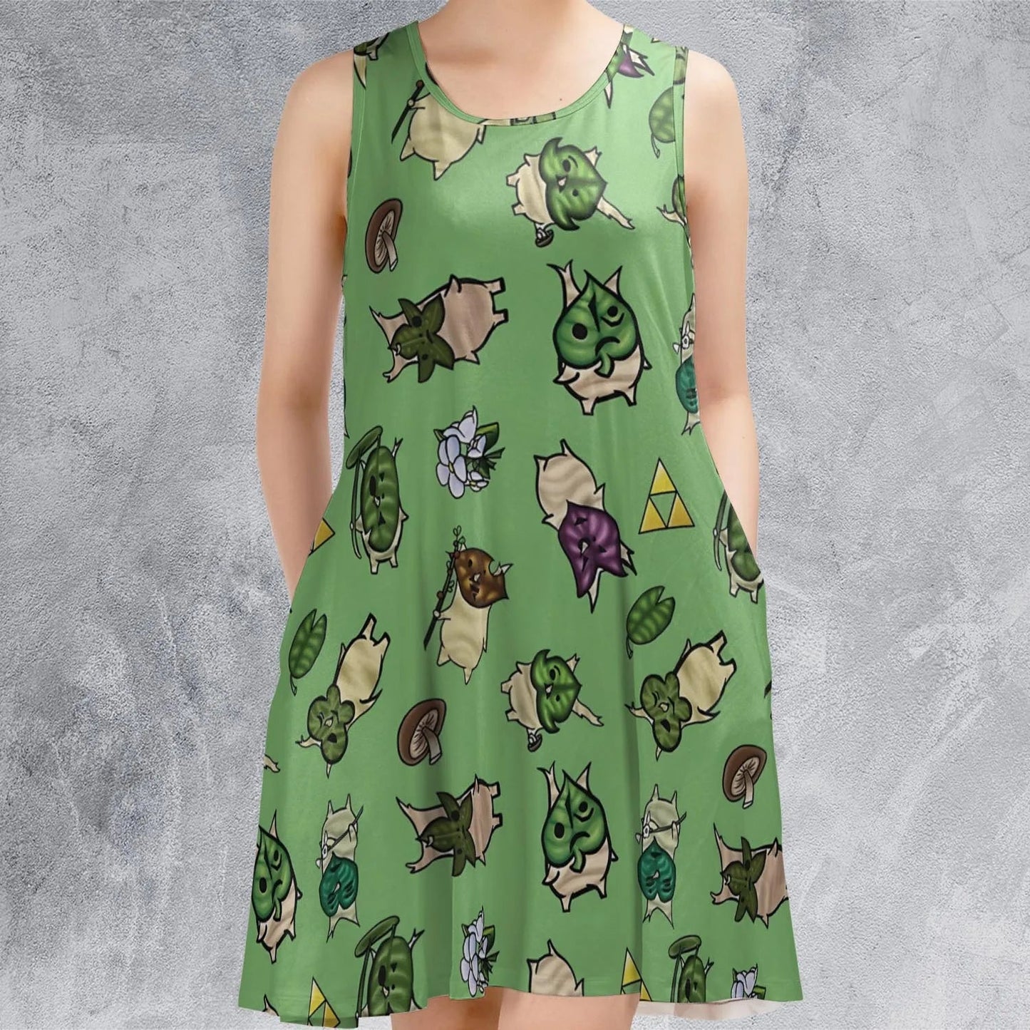 Casual Sleeveless Dress - ASC9V92C