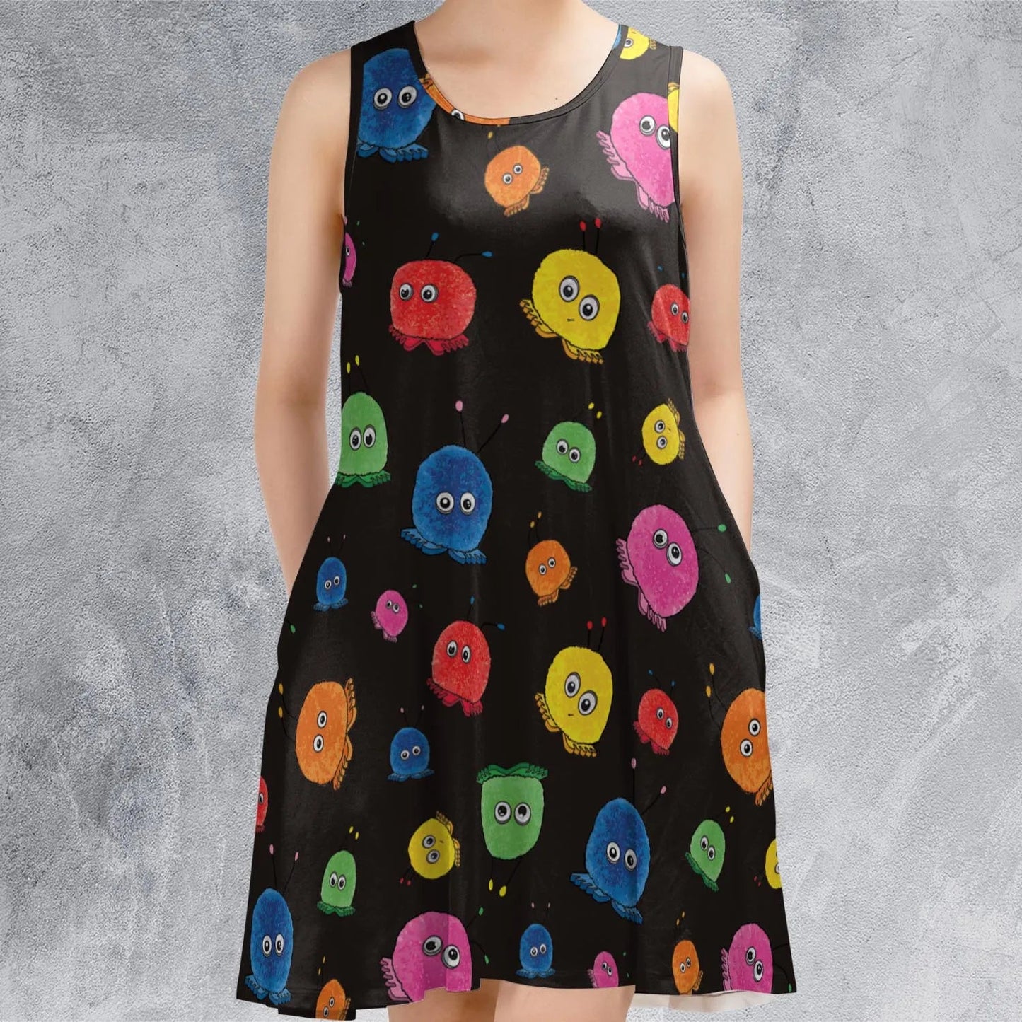 Casual Sleeveless Dress - PE6RJP52