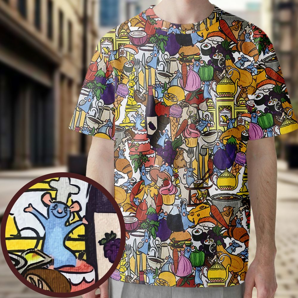 All-Over Print Unisex T-Shirt - T42HXELM -  - 1