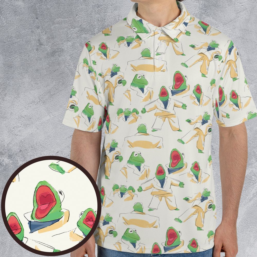 Kermit wearing big suit -  - 1