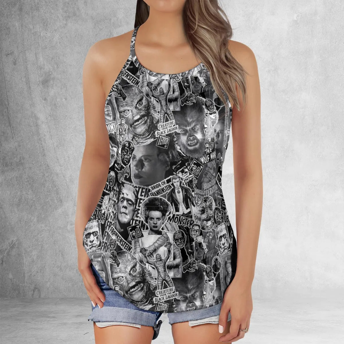 Lattice Back Tank Top - 6QKLNCJZ