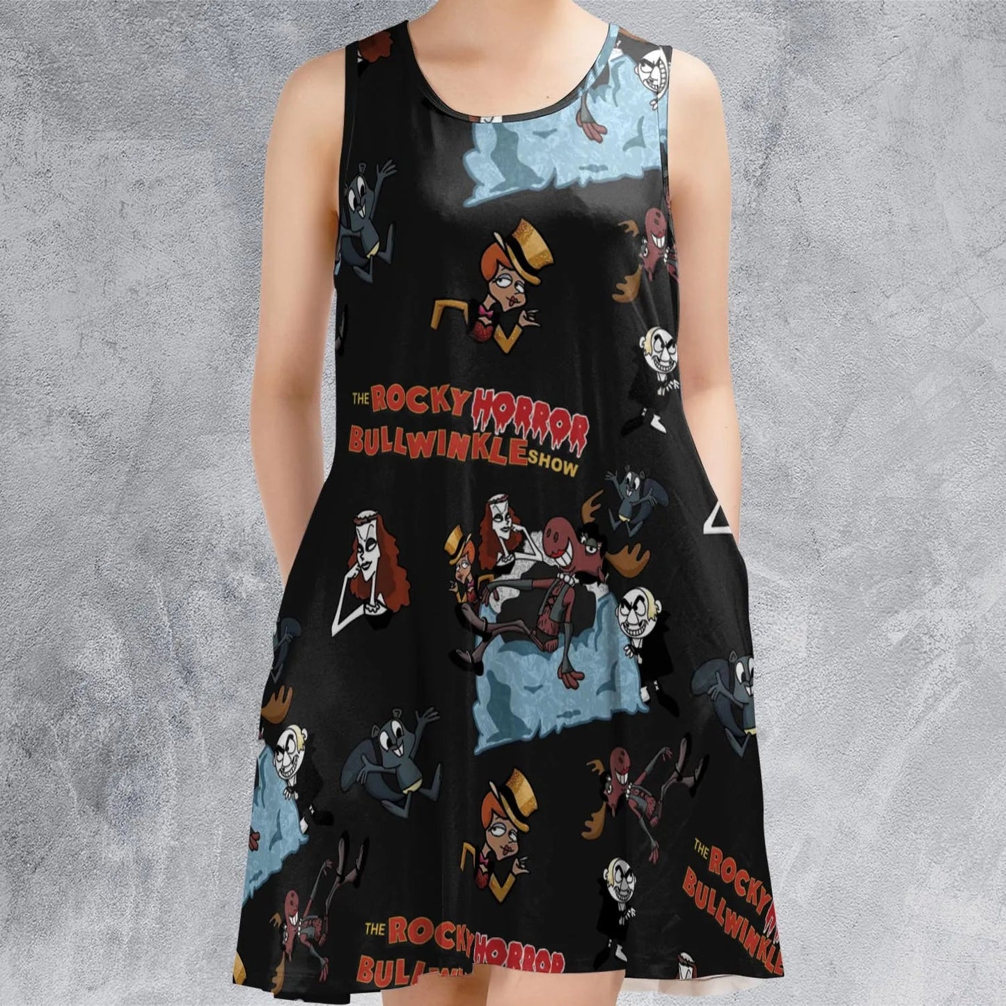Casual Sleeveless Dress - SBNJVH93