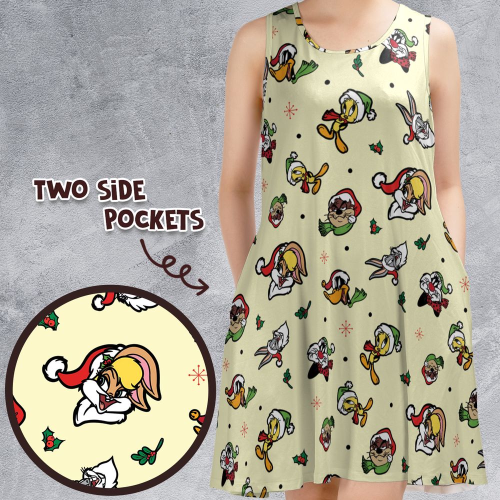Sleeveless Dress - LEHAZQMG -  - 1