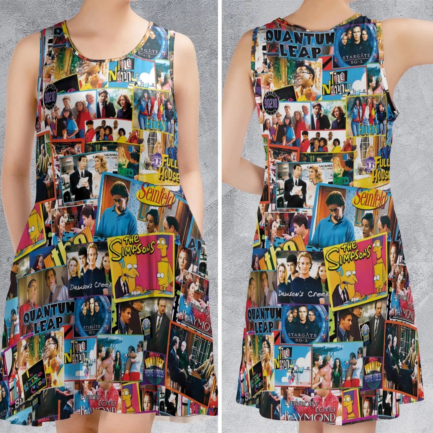 Casual Sleeveless Dress - MVYL84JA