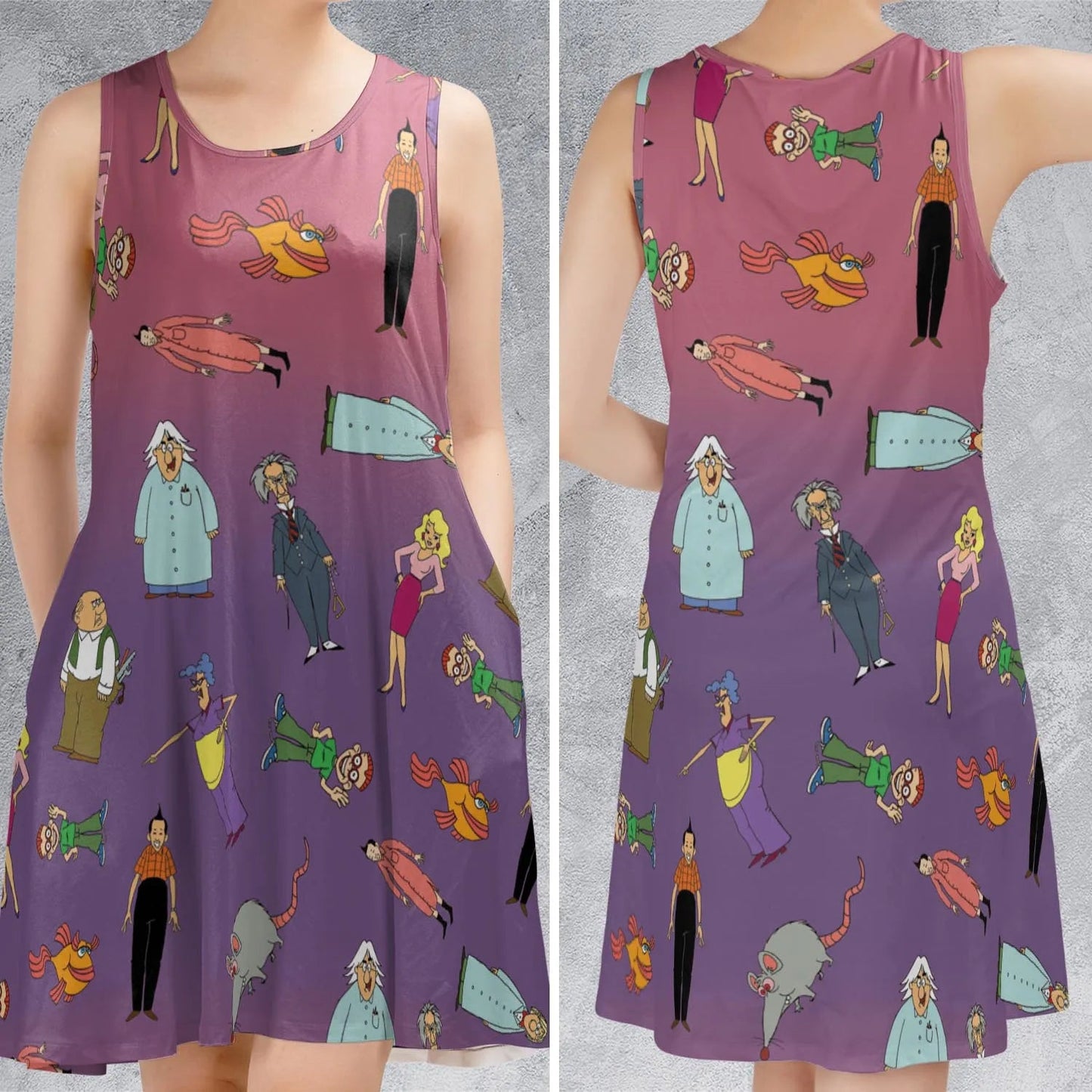 Casual Sleeveless Dress - LP28317B
