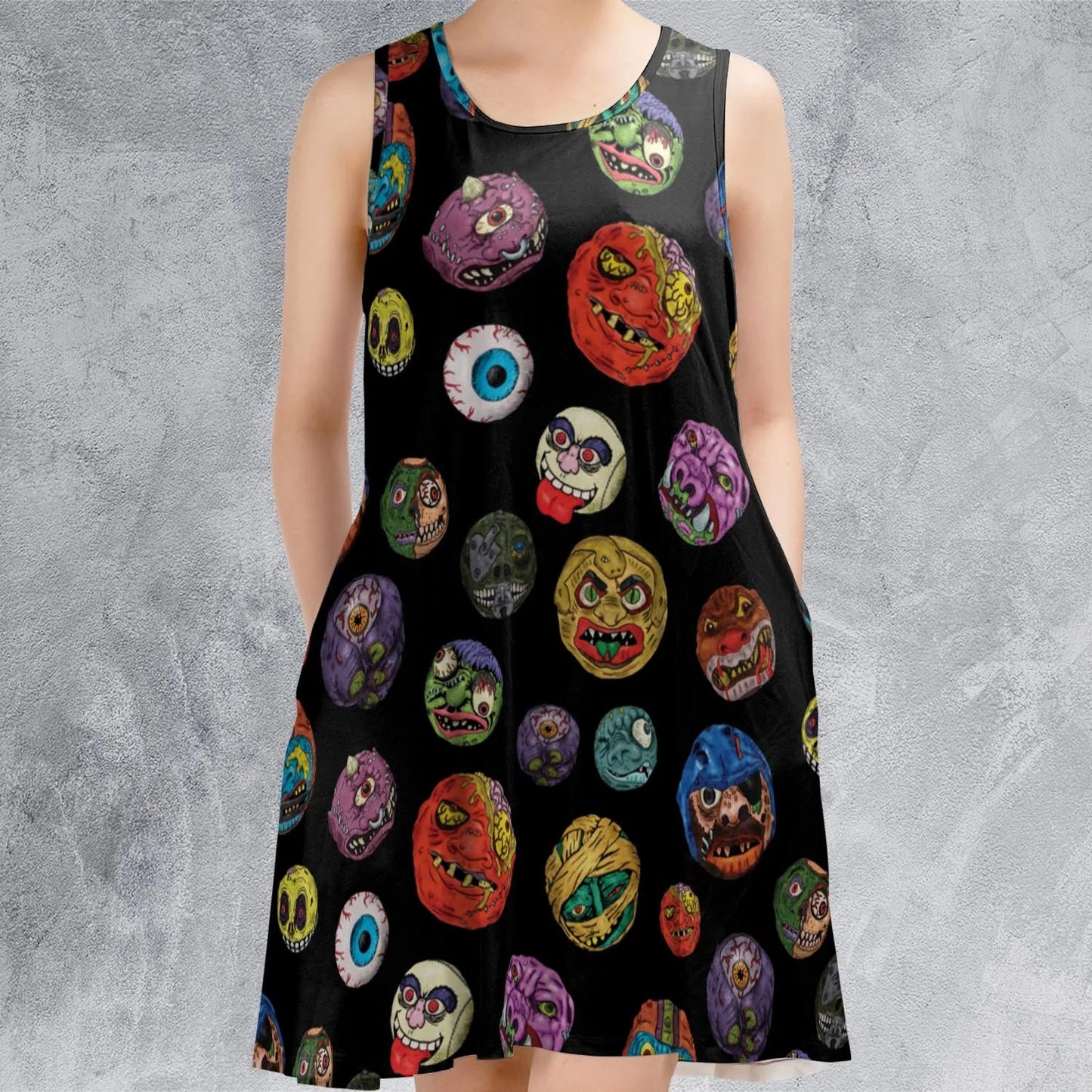Casual Sleeveless Dress - KBR5S5XN