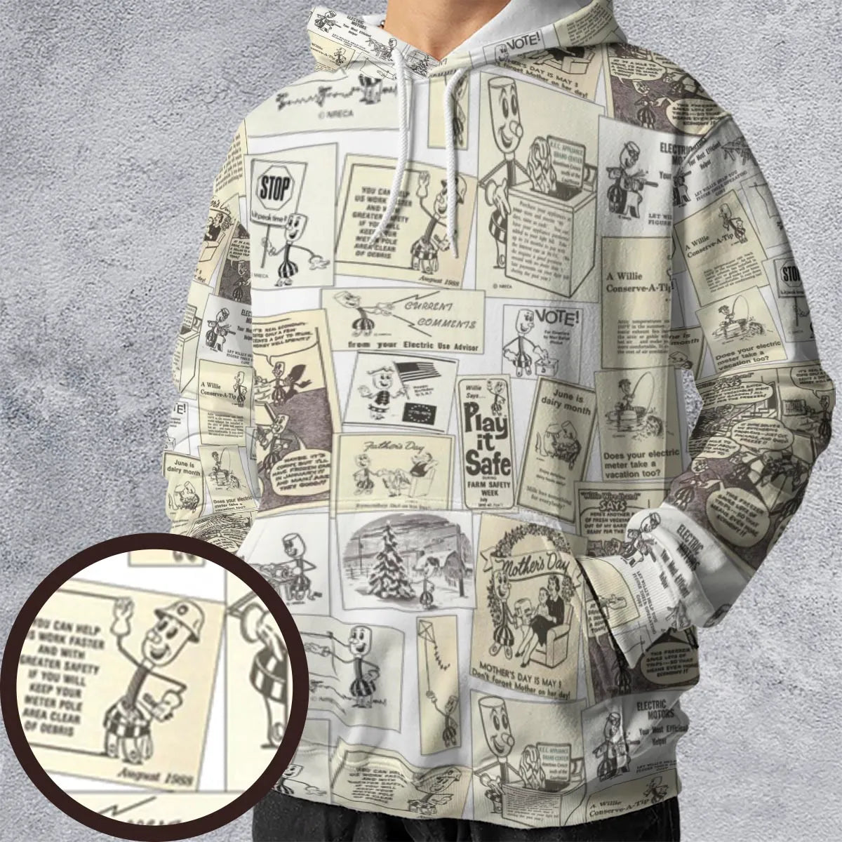 Full Print Hoodie - LVYSFW6A