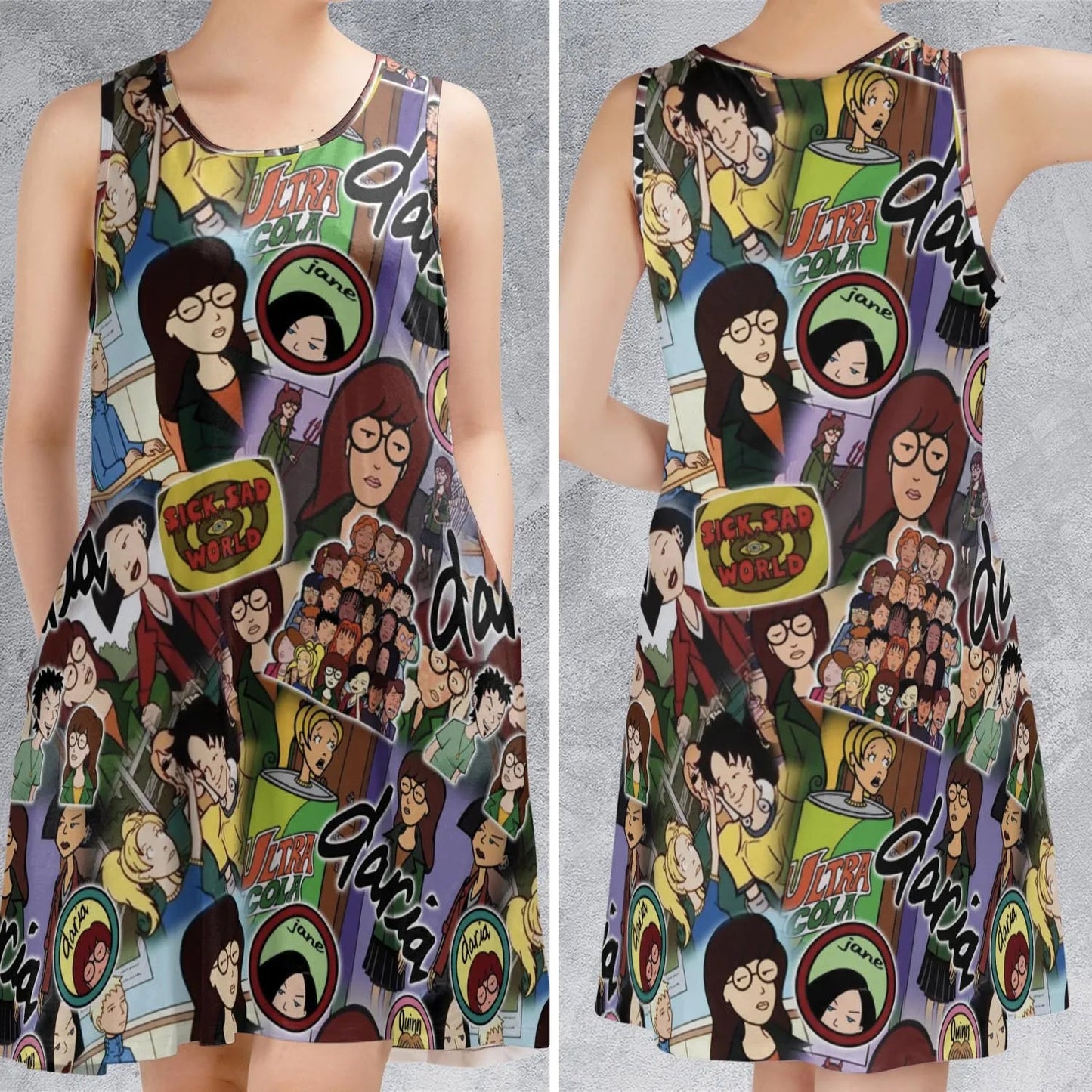 Casual Sleeveless Dress - EULXL7SN