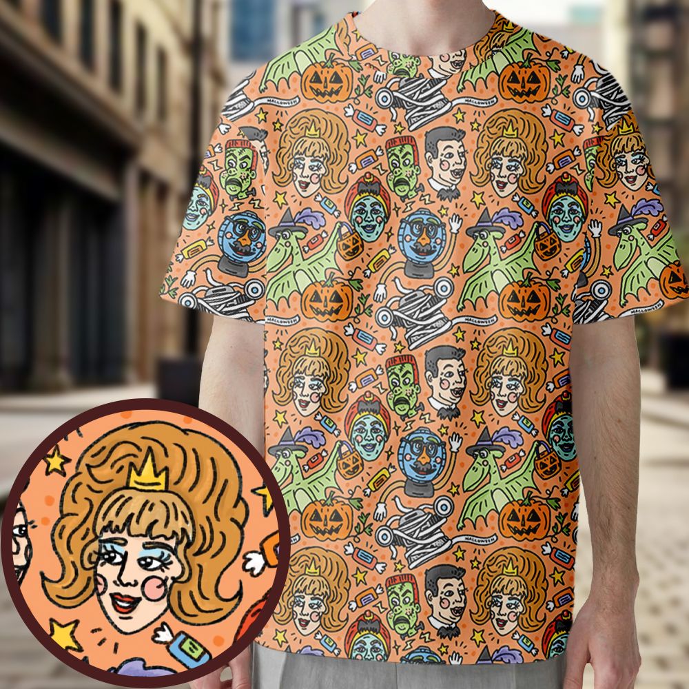 All-Over Print Unisex T-Shirt - RWA26GP4 -  - 1