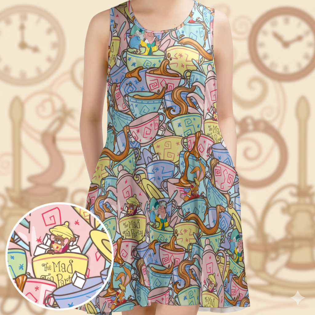 Casual Sleeveless Dress - NUGXFD86
