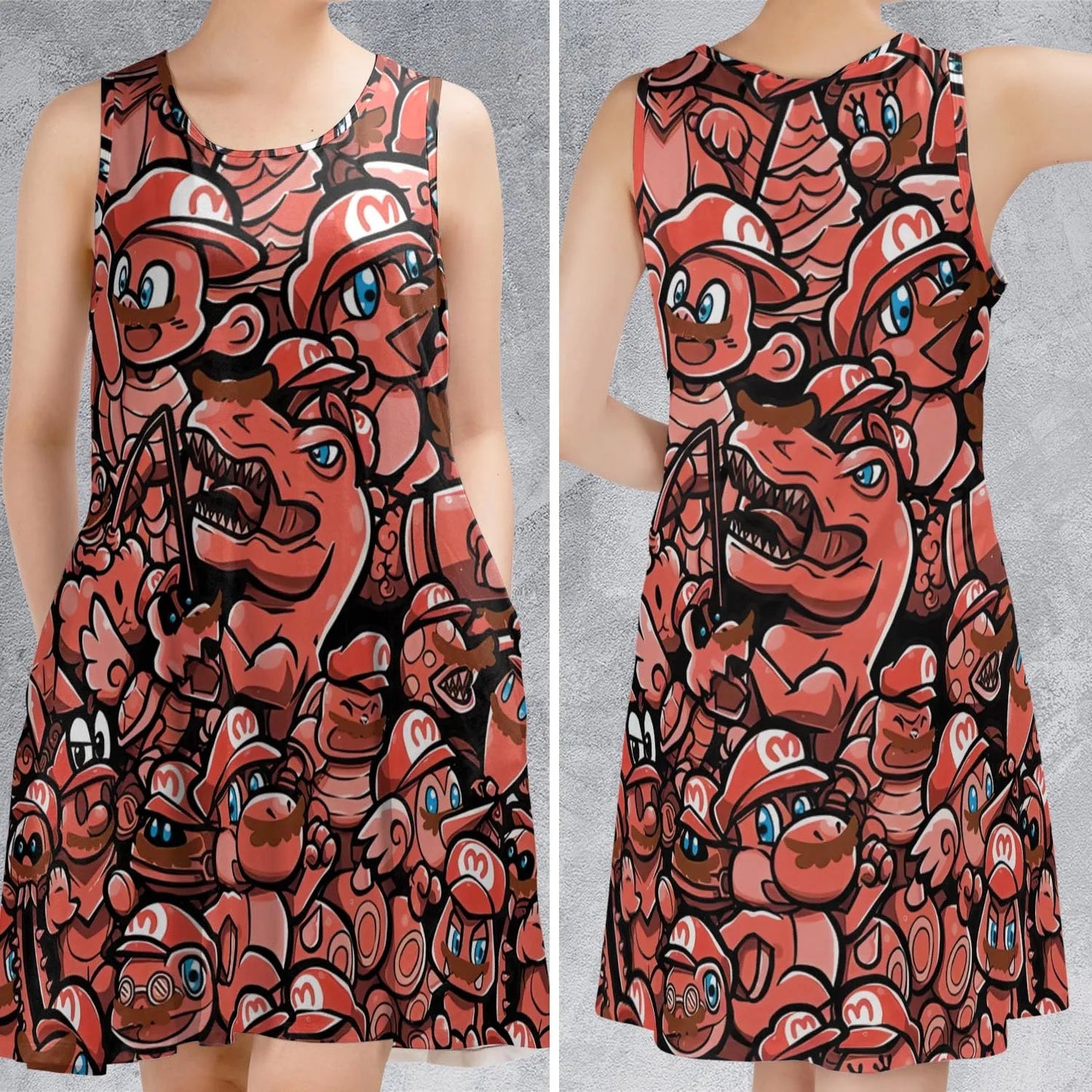Casual Sleeveless Dress - PGJ5R4HB