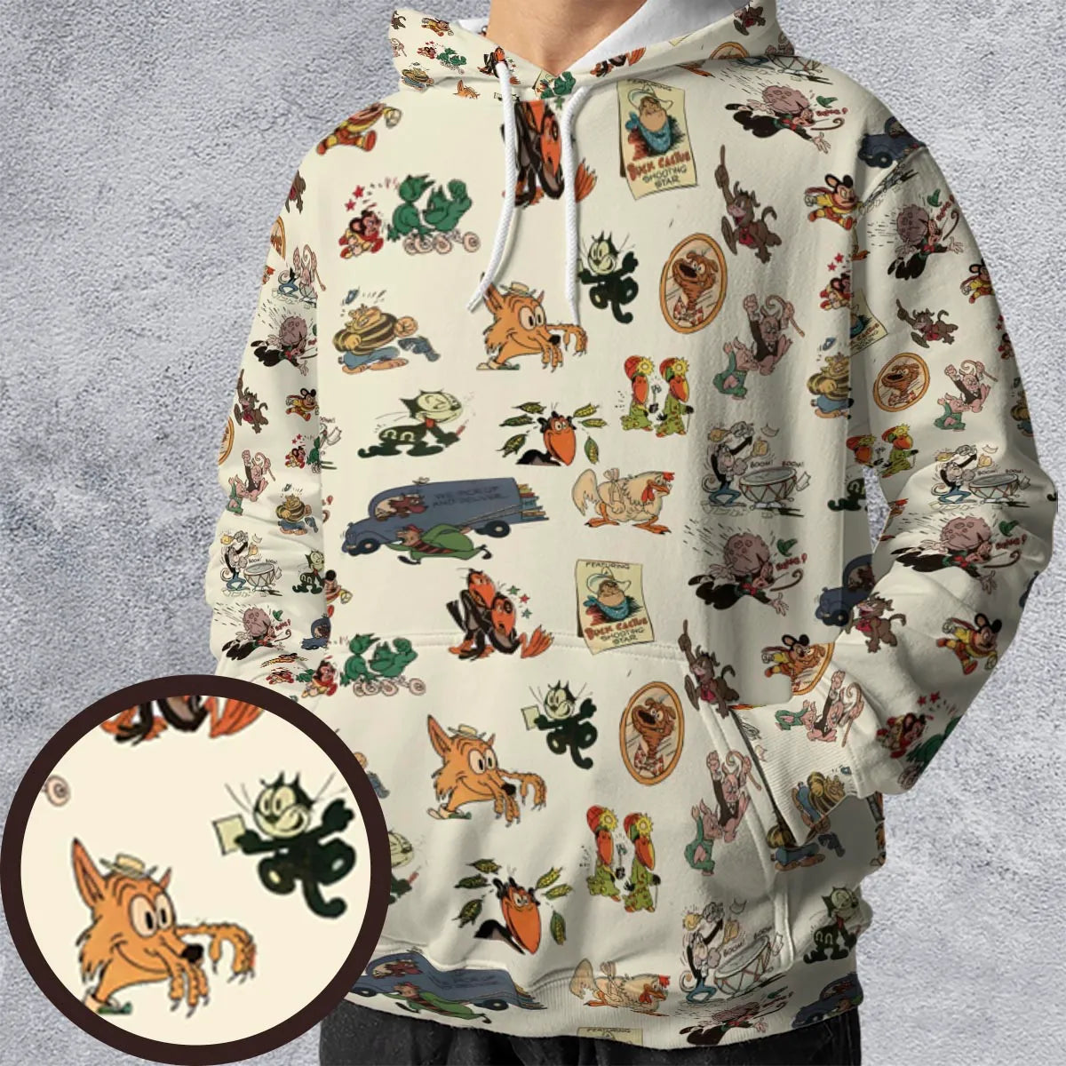 Full Print Hoodie - HMZ57BY4