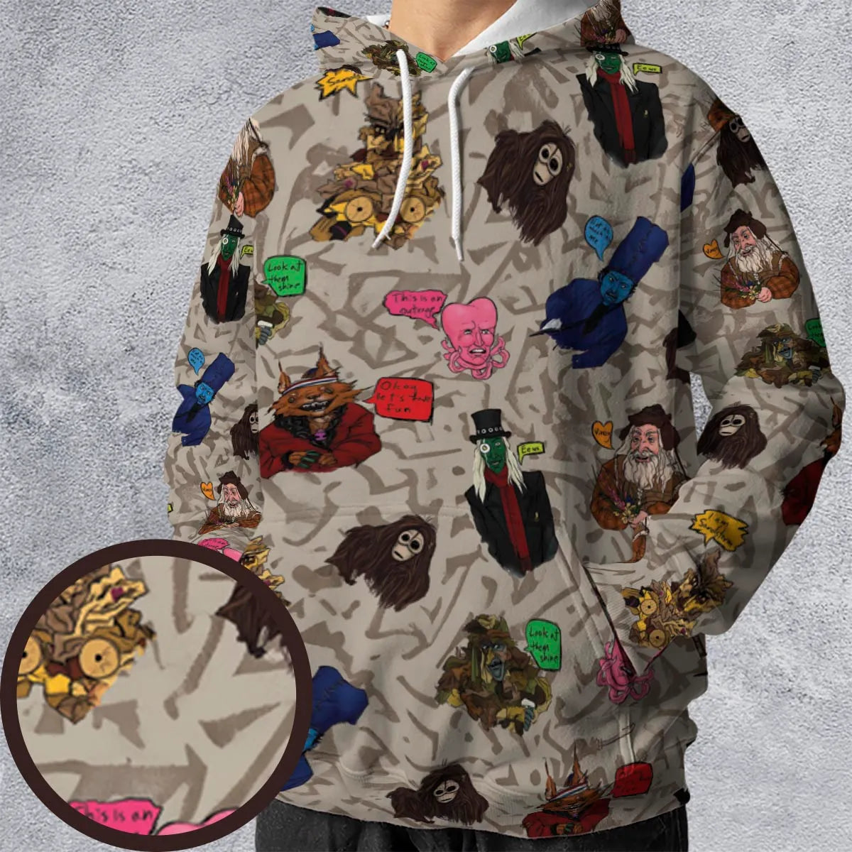Full Print Hoodie - R69W13Q7