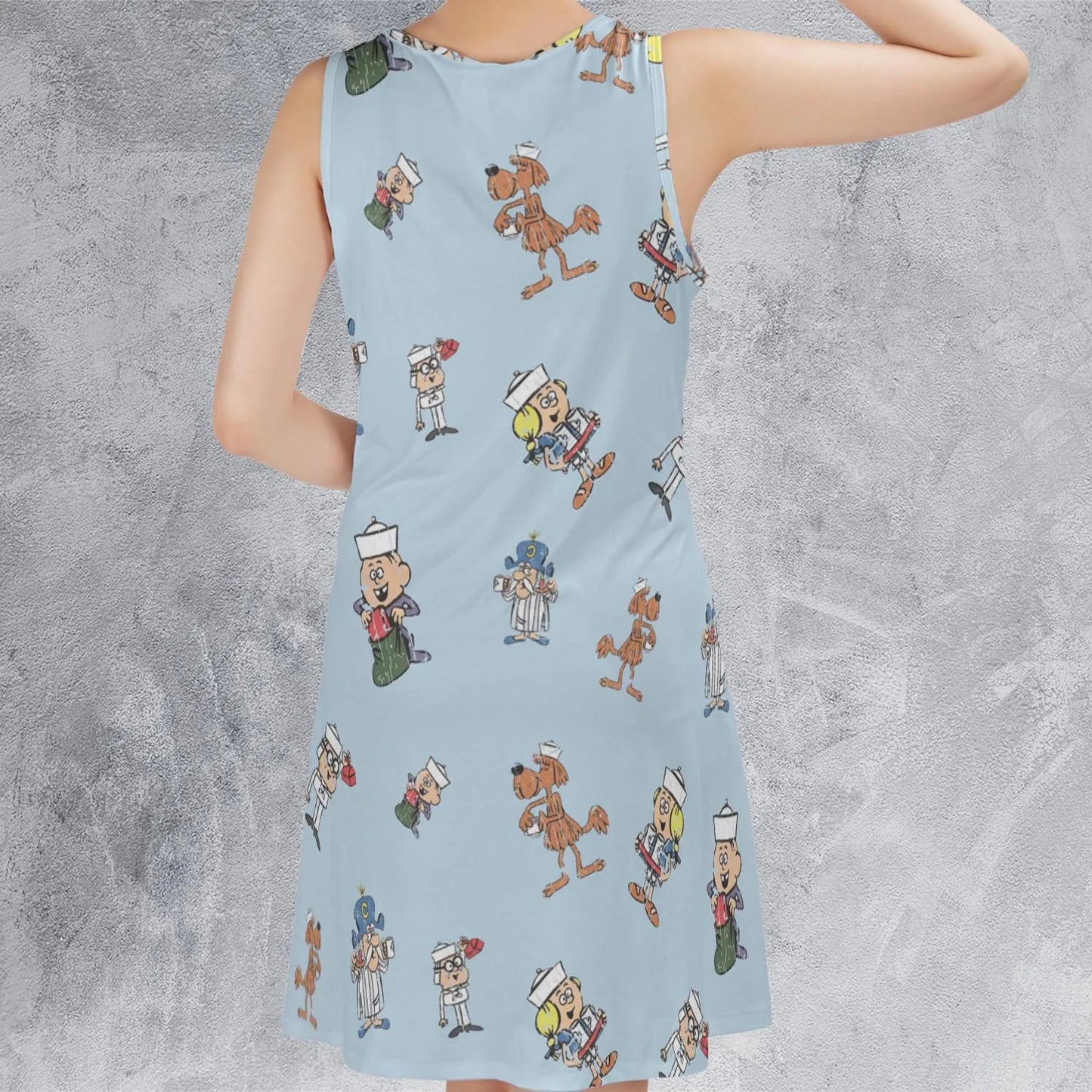 Casual Sleeveless Dress - LLE9ZUD7