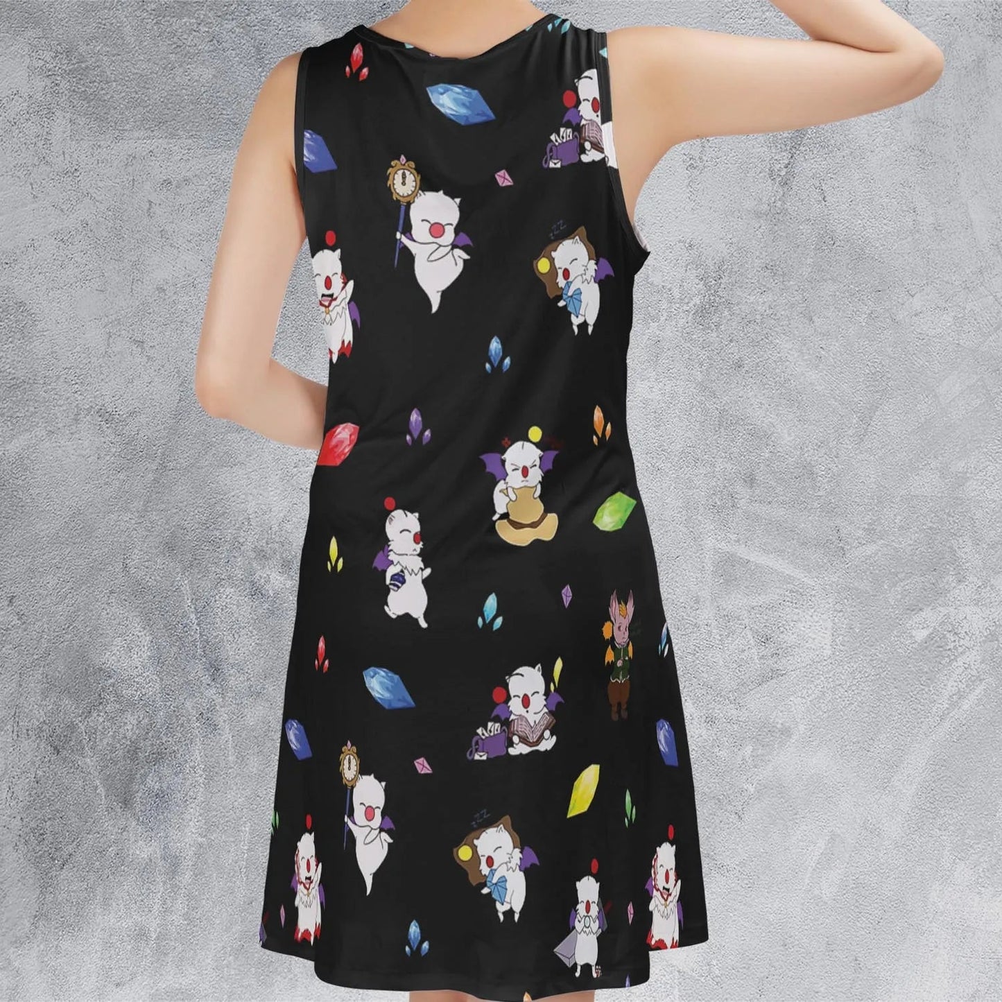 Casual Sleeveless Dress - AJ6XEXSD