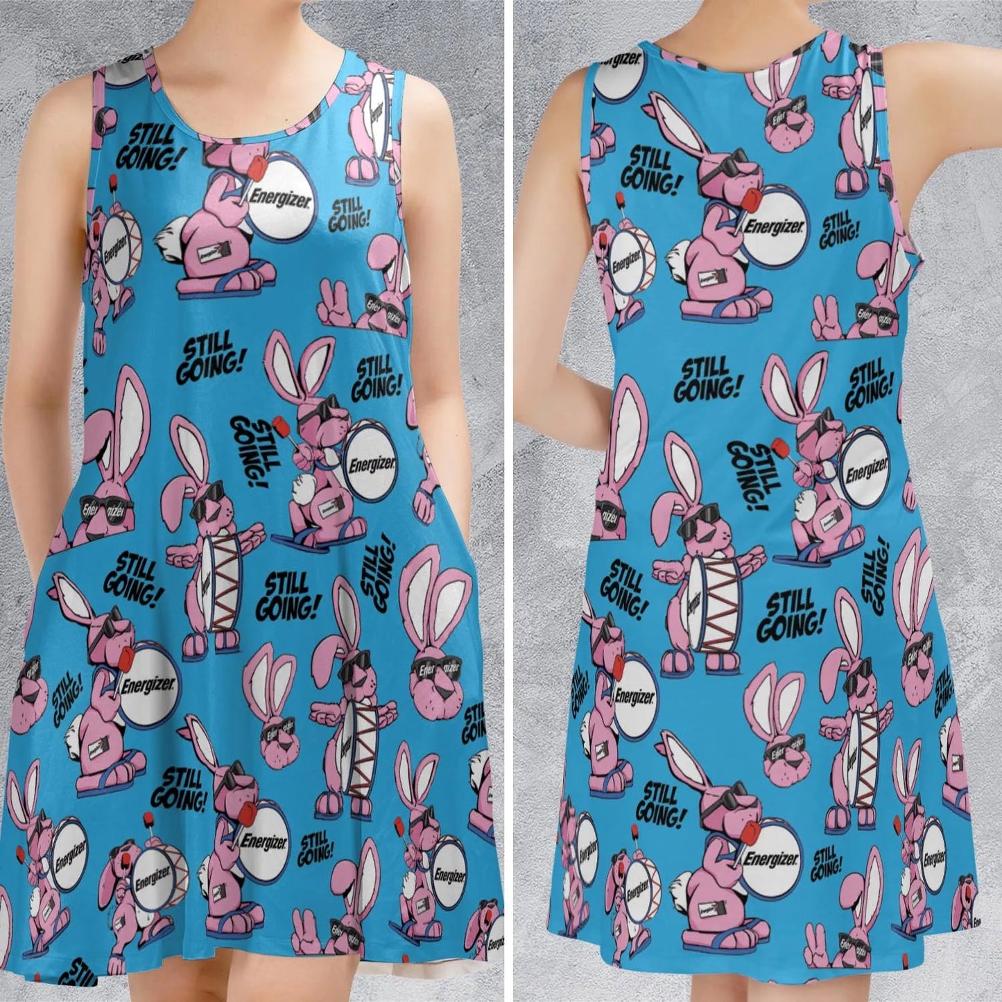 Casual Sleeveless Dress - G2BGD32Q