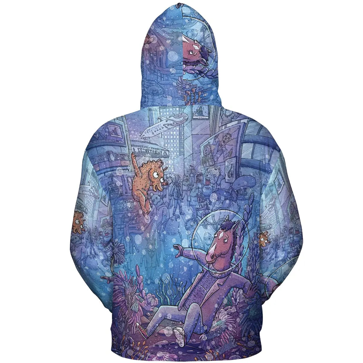 Full Print Hoodie - AZ6B93FG