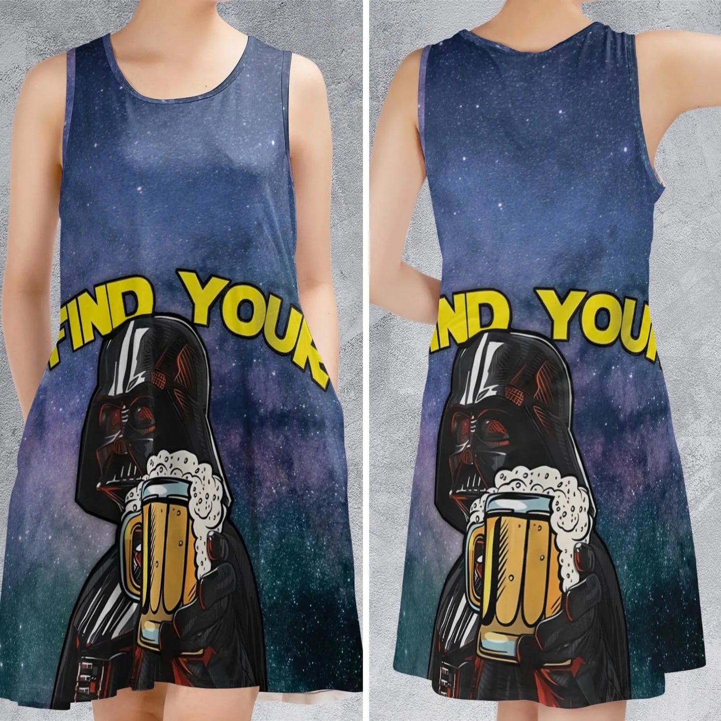 Casual Sleeveless Dress - XY93QRAB