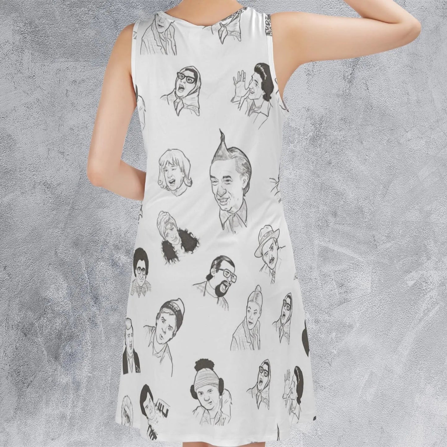 Casual Sleeveless Dress - GKRUSDV7