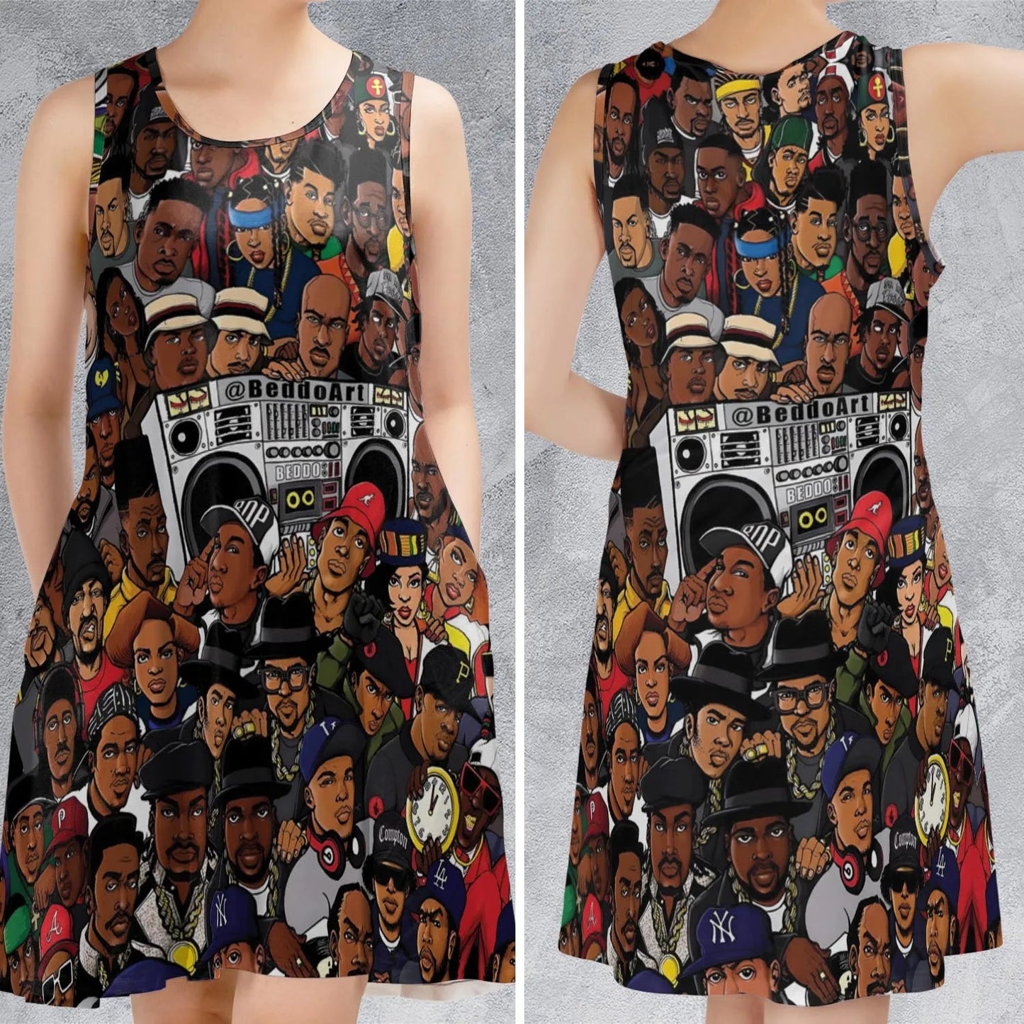 Casual Sleeveless Dress - 6CPSVP7Z