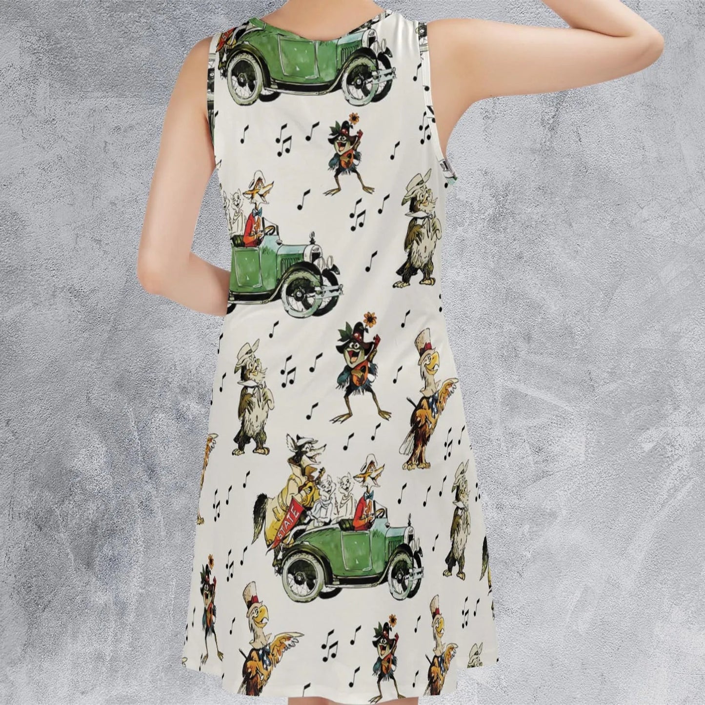 Casual Sleeveless Dress - K64M5RYP