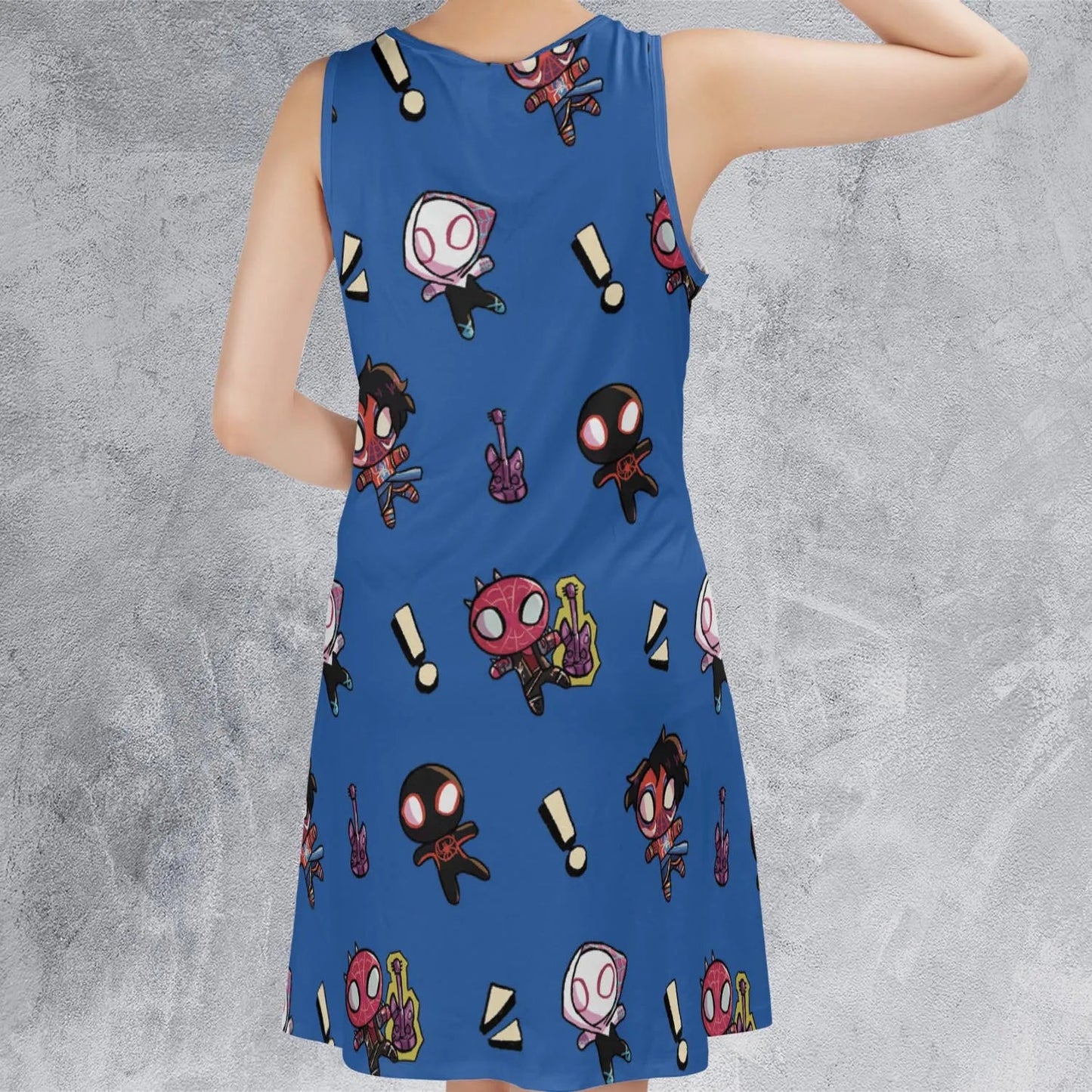 Casual Sleeveless Dress - ERSD3SSU