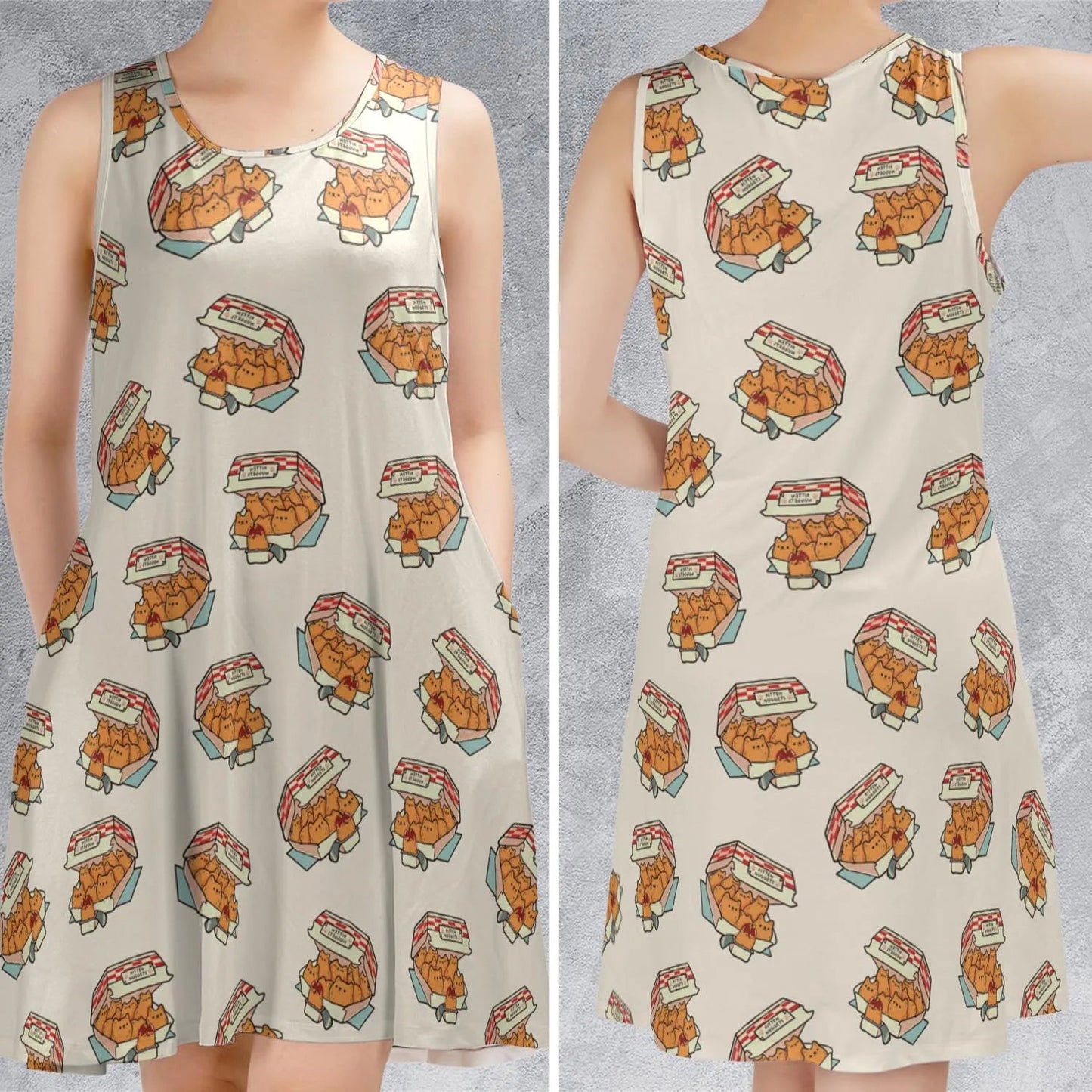 Casual Sleeveless Dress - RCQN7UPP