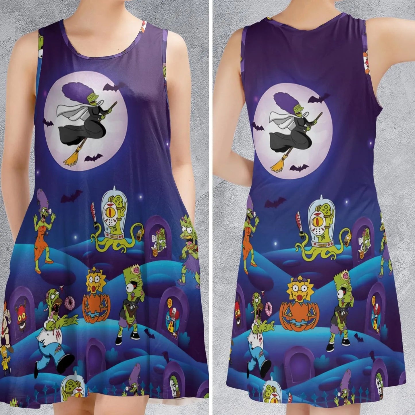 Casual Sleeveless Dress - 2VMQFJ96