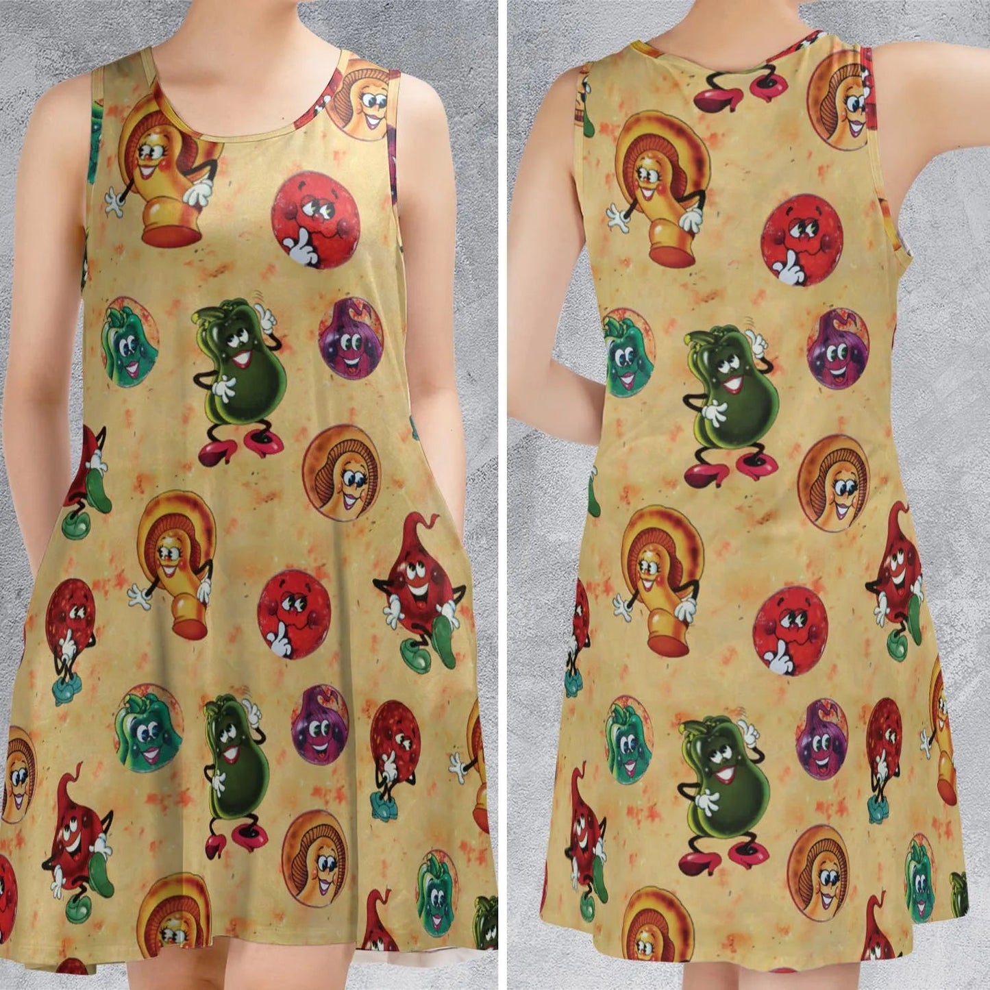 Casual Sleeveless Dress - C91F2ZQW